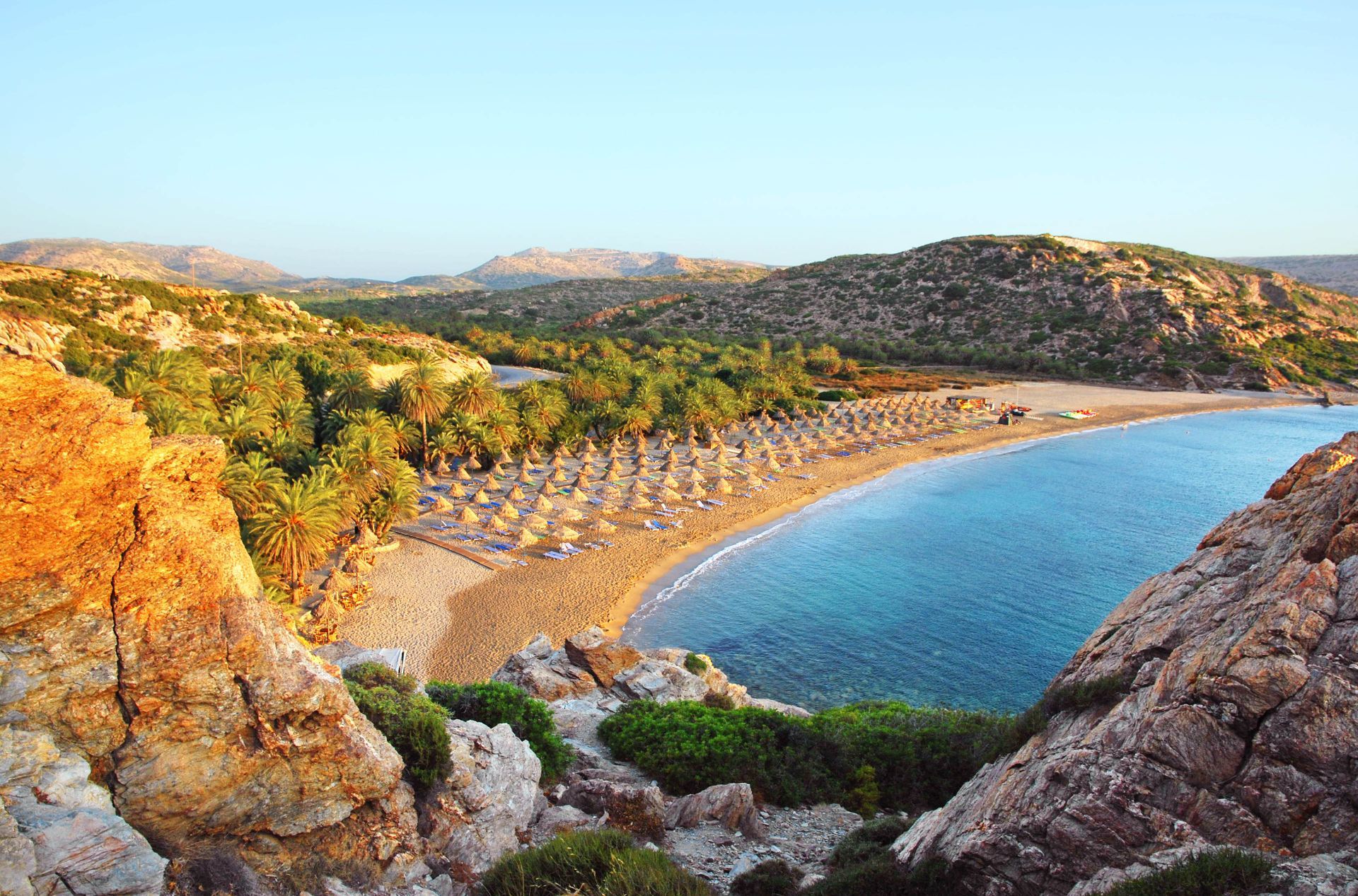 Crete Island: Vai beach in Lassithi, Crete