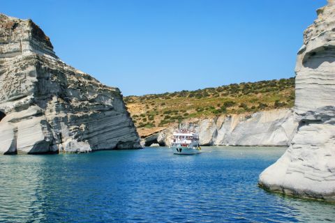 Boat trip to Kleftiko Pirate Sea Caves 2